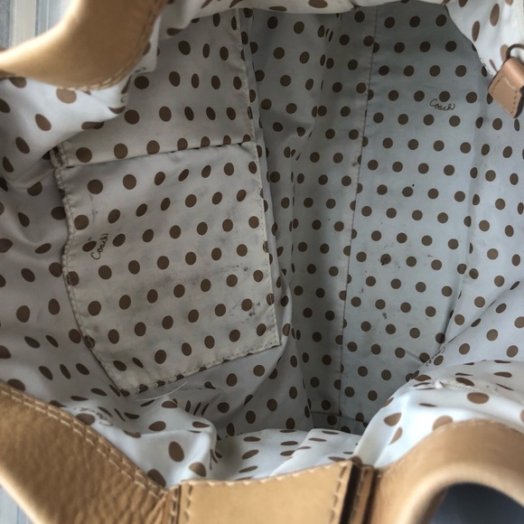 Coach Buckle Hobo Shoulder Bag Camel Color Soft 💕 - Picture 4 of 7